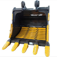Customized Excavator Heavy Duty Rock Bucket Used In The Mine