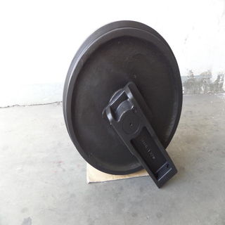 Front Idler Dh55 Spare Parts Mini Excavator Parts Excavator Driving Idler Wheel