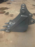 High Quality Heavy Duty Hvdraulic Hyundai Skid Steer Loader/Concrete Mixer/Mini Excavator Tilting Crushing Rock Screening Digging Bucket Price