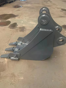 High Quality Heavy Duty Hvdraulic Hyundai Skid Steer Loader/Concrete Mixer/Mini Excavator Tilting Crushing Rock Screening Digging Bucket Price