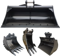 Factory Direct Excavator Buckets Attachment Drainage Digging Mud Standard Bucket Various Types Rock Buckets For Sale