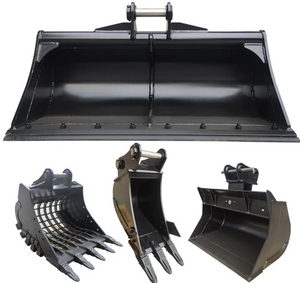 Factory Direct Excavator Buckets Attachment Drainage Digging Mud Standard Bucket Various Types Rock Buckets For Sale