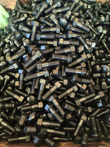 High-Strength Grade 12.9 Track Bolt And Nut for Excavator & Bulldozer | Fits CAT, Komatsu, Volvo