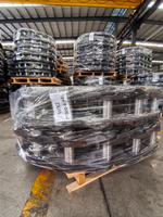 Forged Track Link Assembly 45L/49L for PC200 & SH200 Excavators – Precision Fit Heavy Equipment Undercarriage